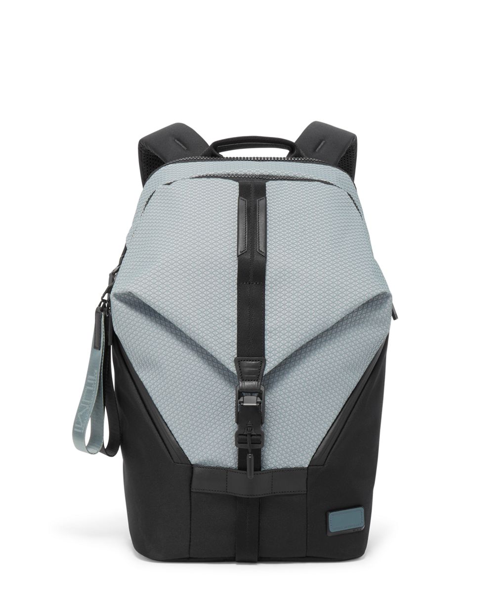 Waterproof,Lightweight Mini Classic Backpack Geometric Pattern Zip Front,  Clear Bag