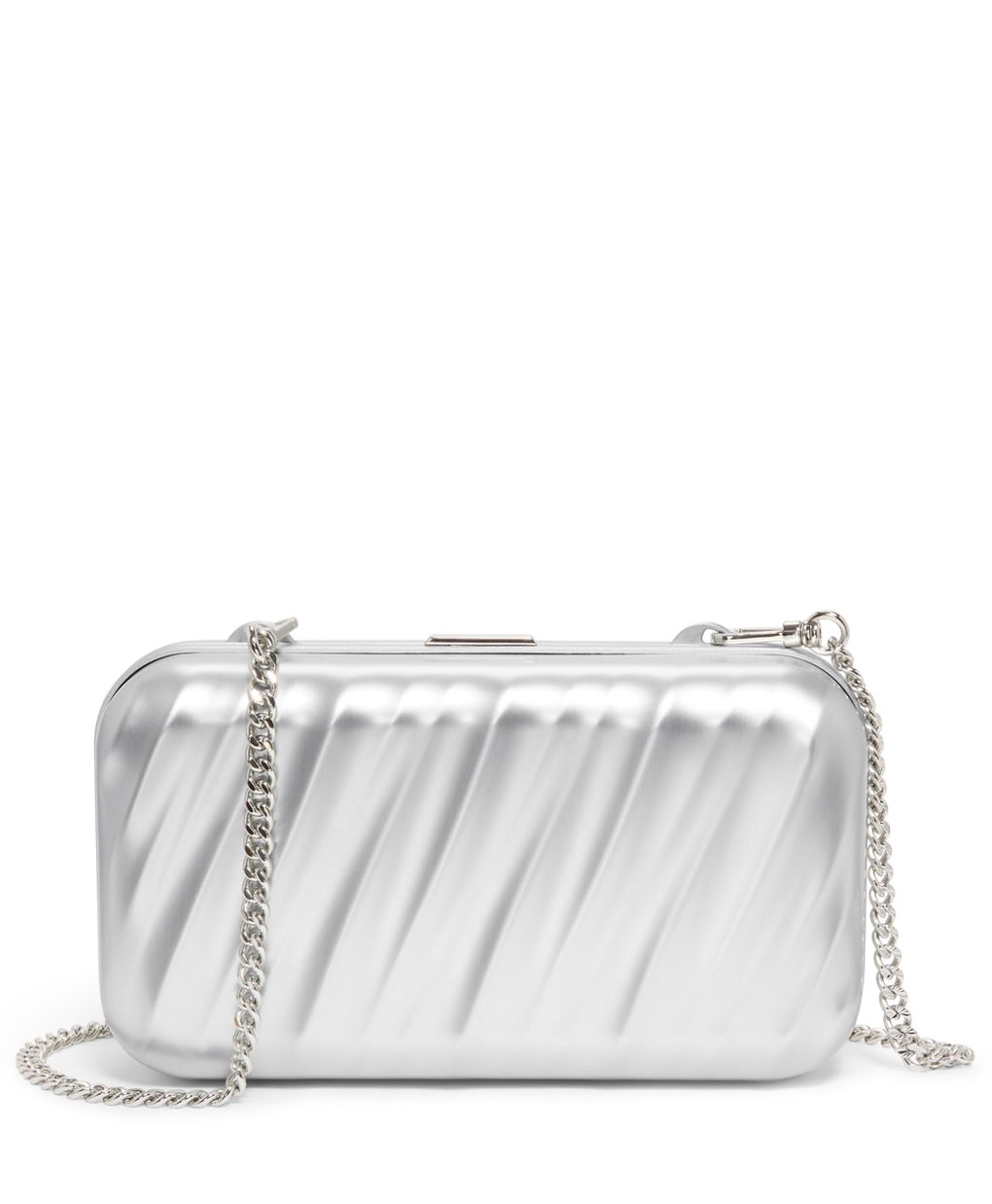 ALAÏA Silver 'Le Cœur' Minaudiere Bag