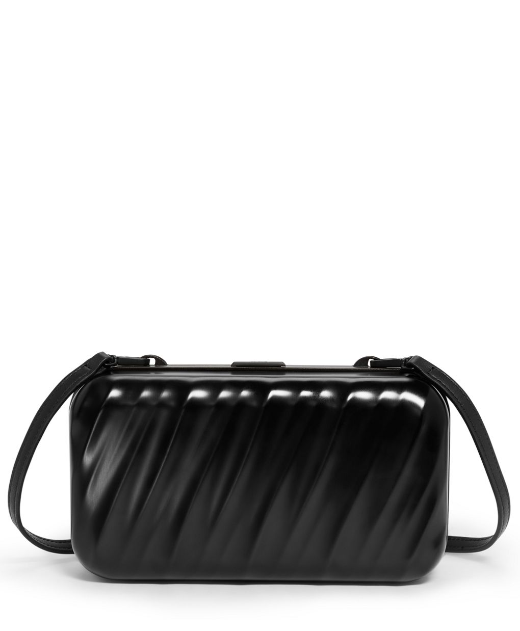 RIGID MINAUDIÈRE MINI CROSSBODY BAG - Black