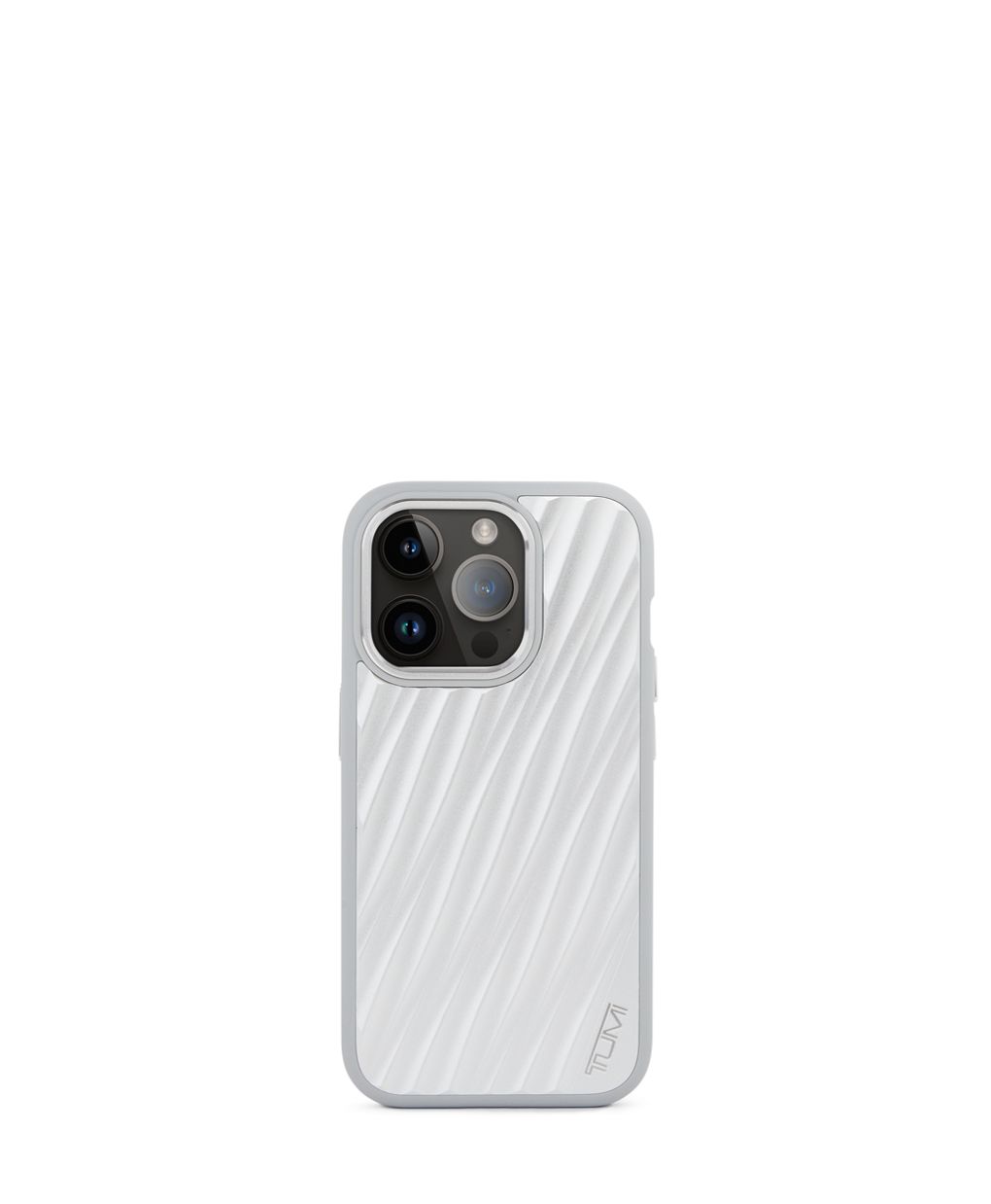 Tumi Aluminum Case for iPhone 15 Pro Silver