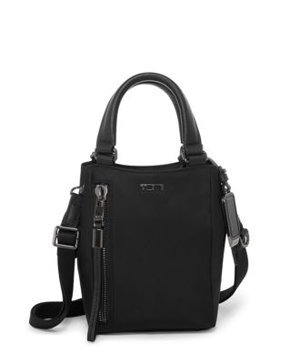 Tumi crossbody shop bag leather