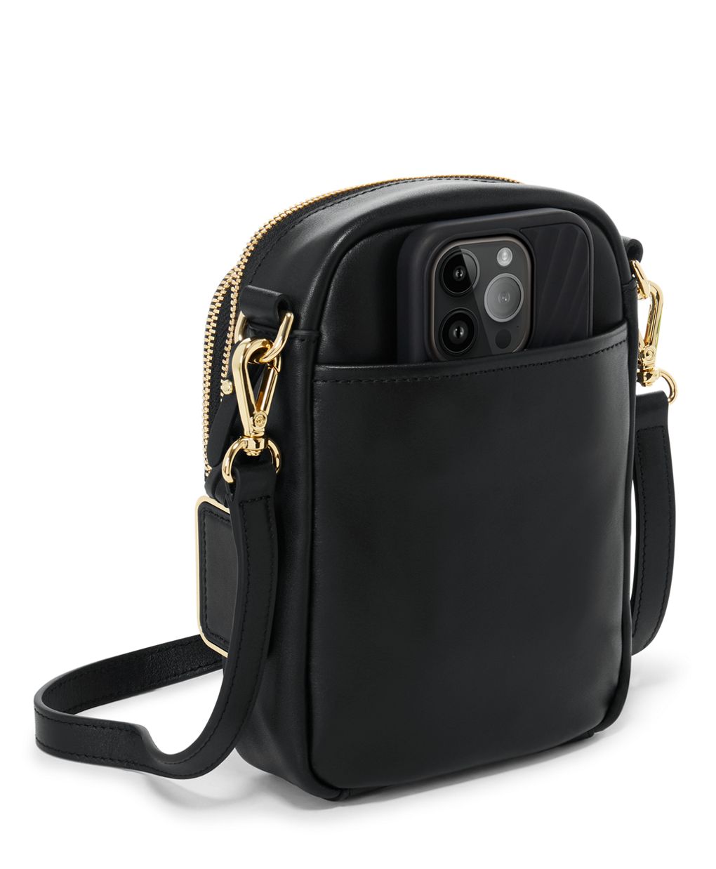 Tumi leather crossbody sale