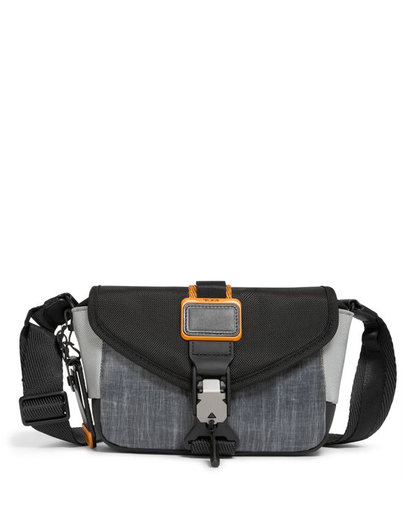 Tumi Compass Crossbody Bag Steel