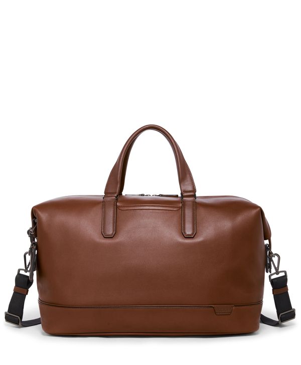 美品✨TUMI メンズ ビジネス タオス 6890D オールレザー ブラウン 茶 Nelson Duffel | Tumi CA