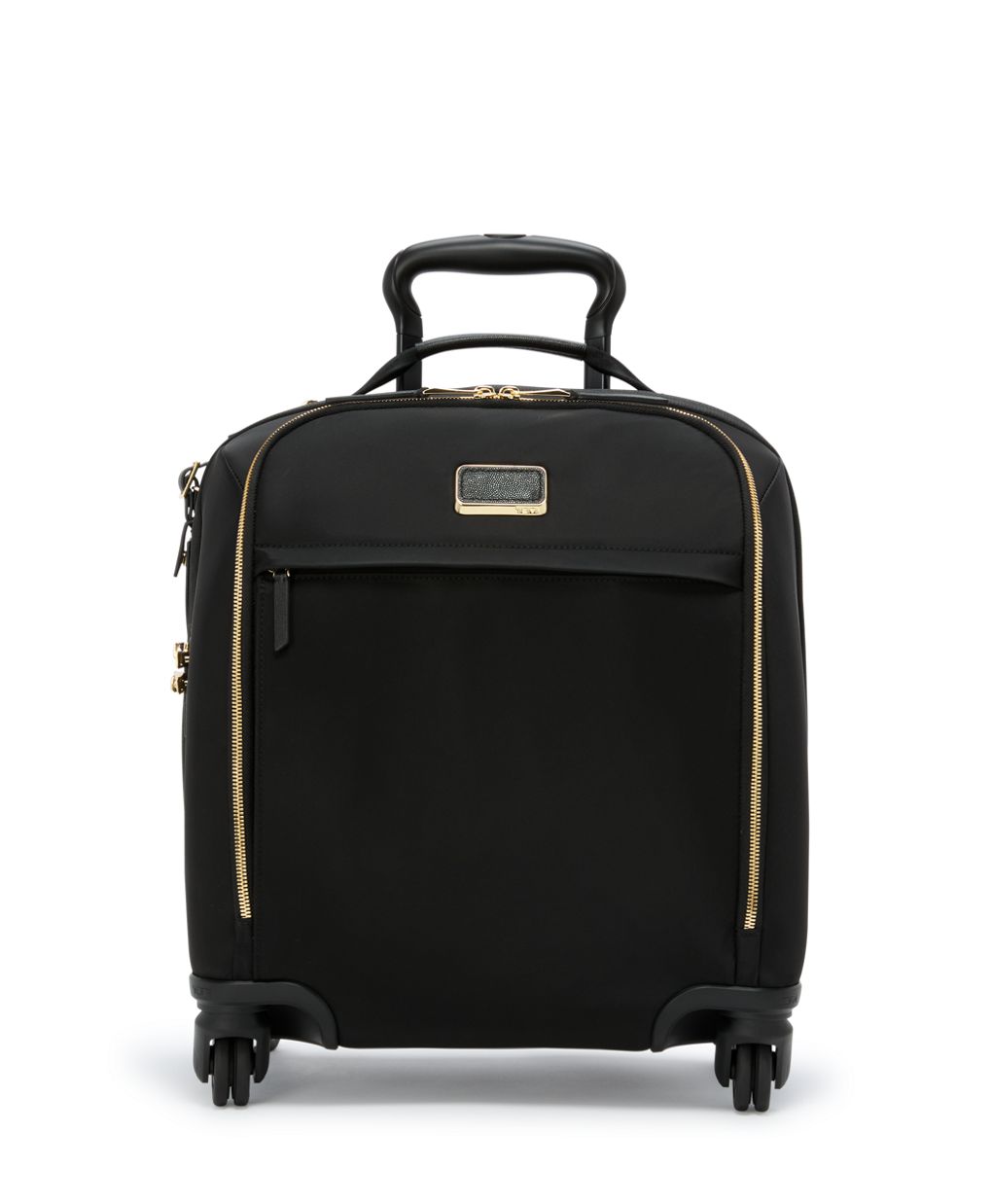 Black tumi fashion carry on