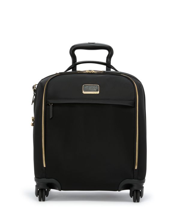 Tumi Voyageur Leger Compact Carry On Black Gold
