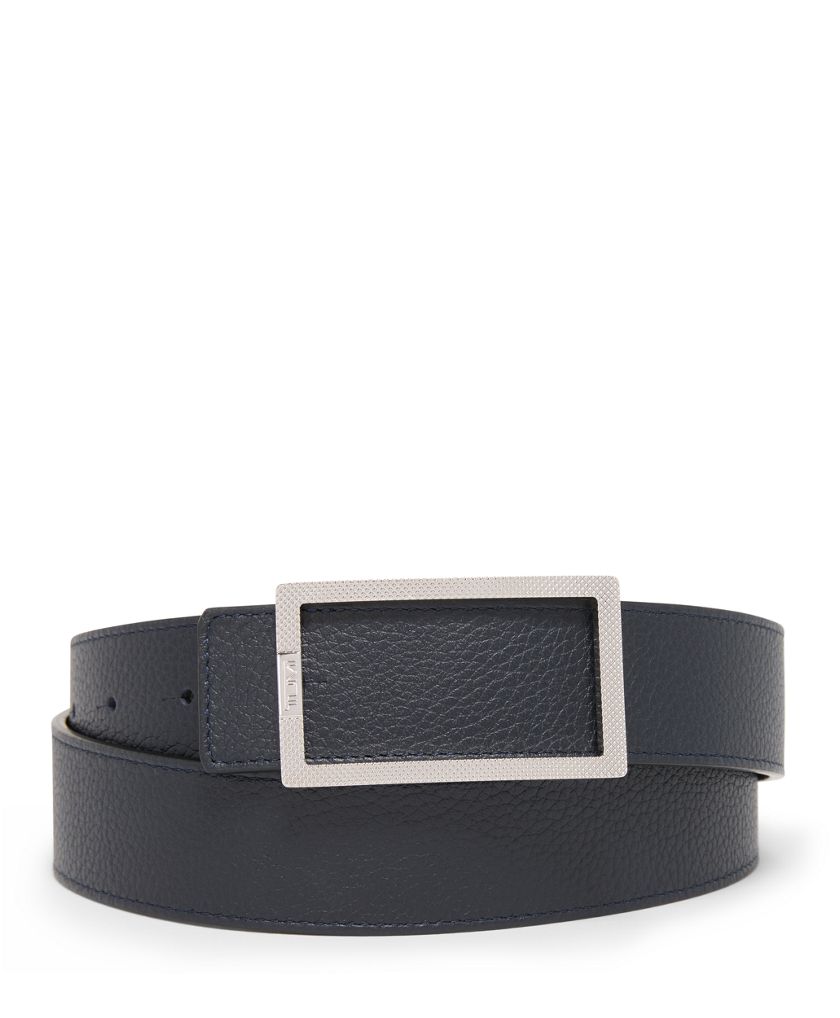 Pin Buckle Reversible Leather Belt 35mm