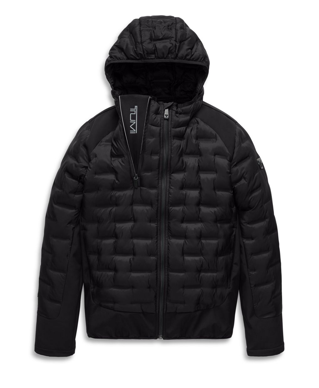 Tumi Tech Black Zipper store Front Jacket