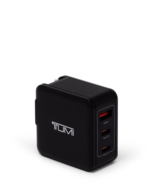 GaN 65W Universal Wall Charger 3 USB Tumi US