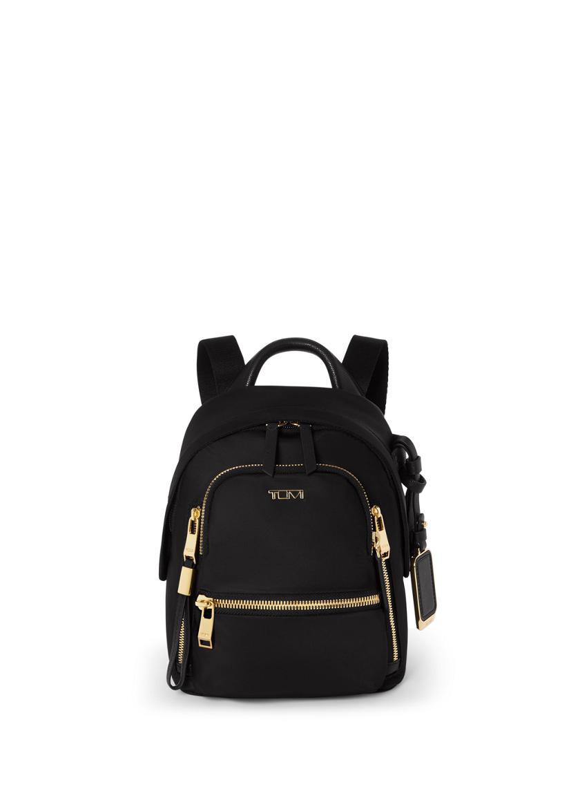 Black/Newspaper factory Grey Two-Toned Mini Backpack