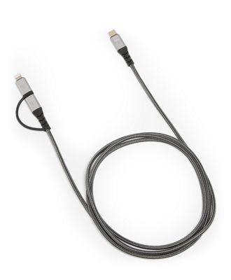 2-in-1 USB-C Cable with USB-C and Lightning Connector product image three