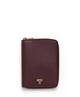 Tumi Belden Slg Zip-Around Passport Case - Rosewood / Wallet