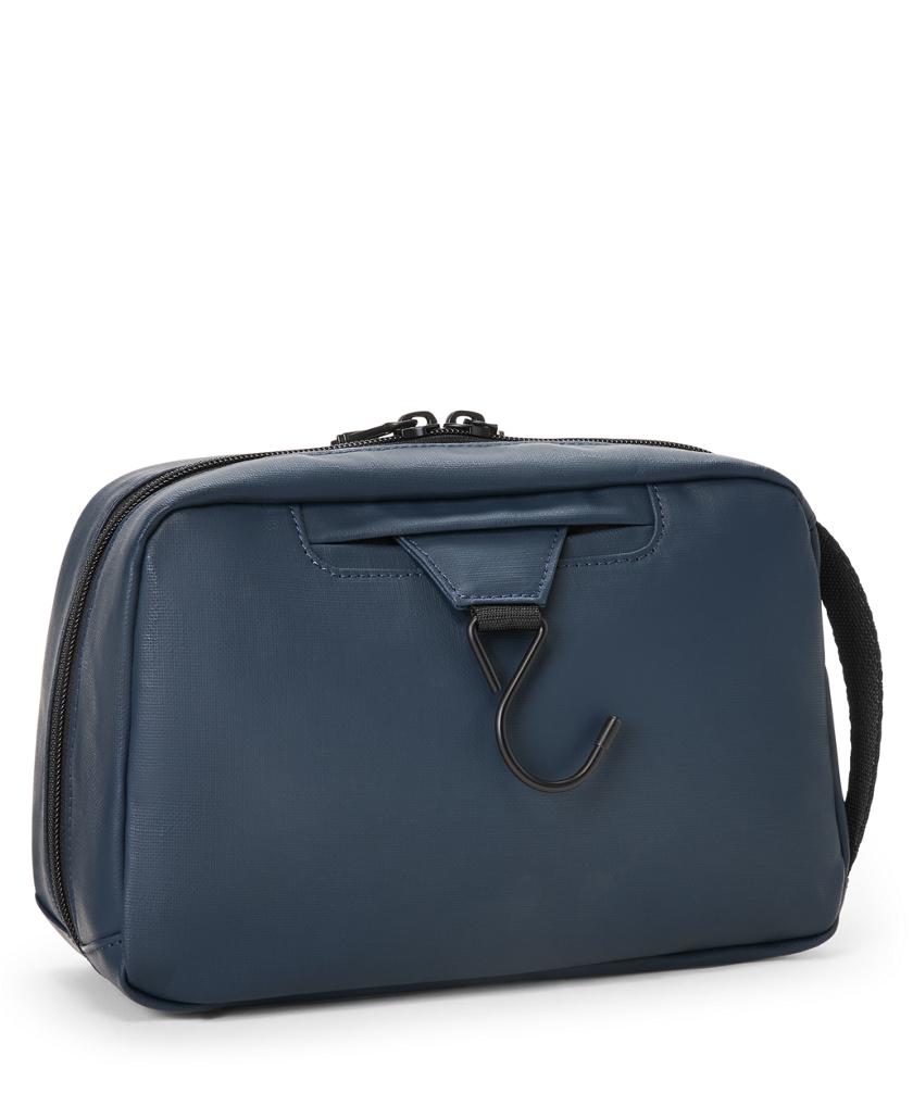 Ted Baker Toiletry Bag Nylon PVC Navy Makeup Travel Bag New