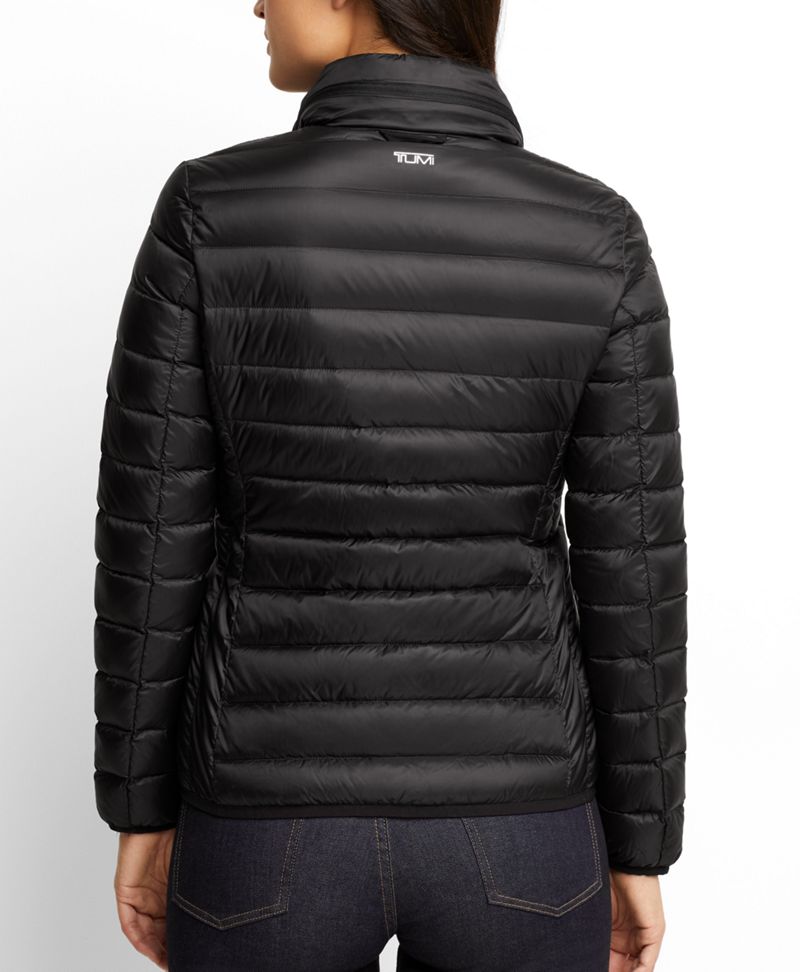 Women's Clairmont Packable Travel Puffer Jacket Tumi PAX Outerwear