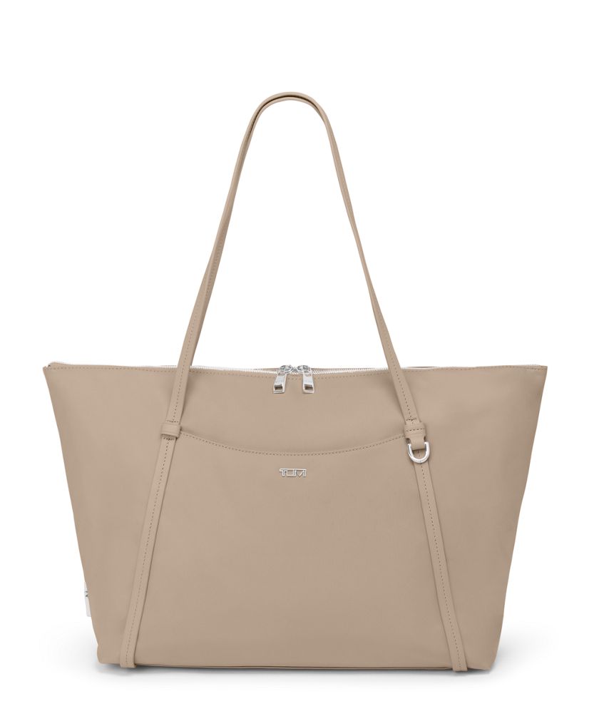 Tumi Beige and Light Gray Satchel Shop All Beige Bags: Work, Travel & Everyday Beige Bags  main image 2