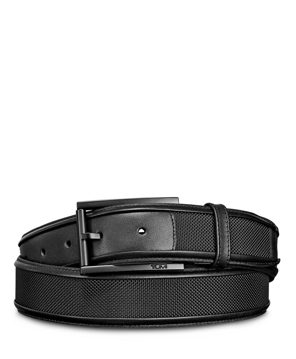 Men's Black Leather Belt - Made in France