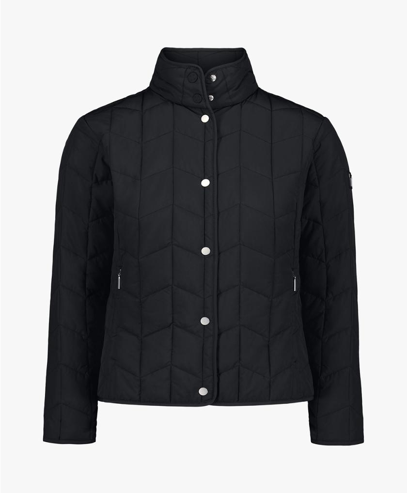 Packable Quilted Chevron Puffer