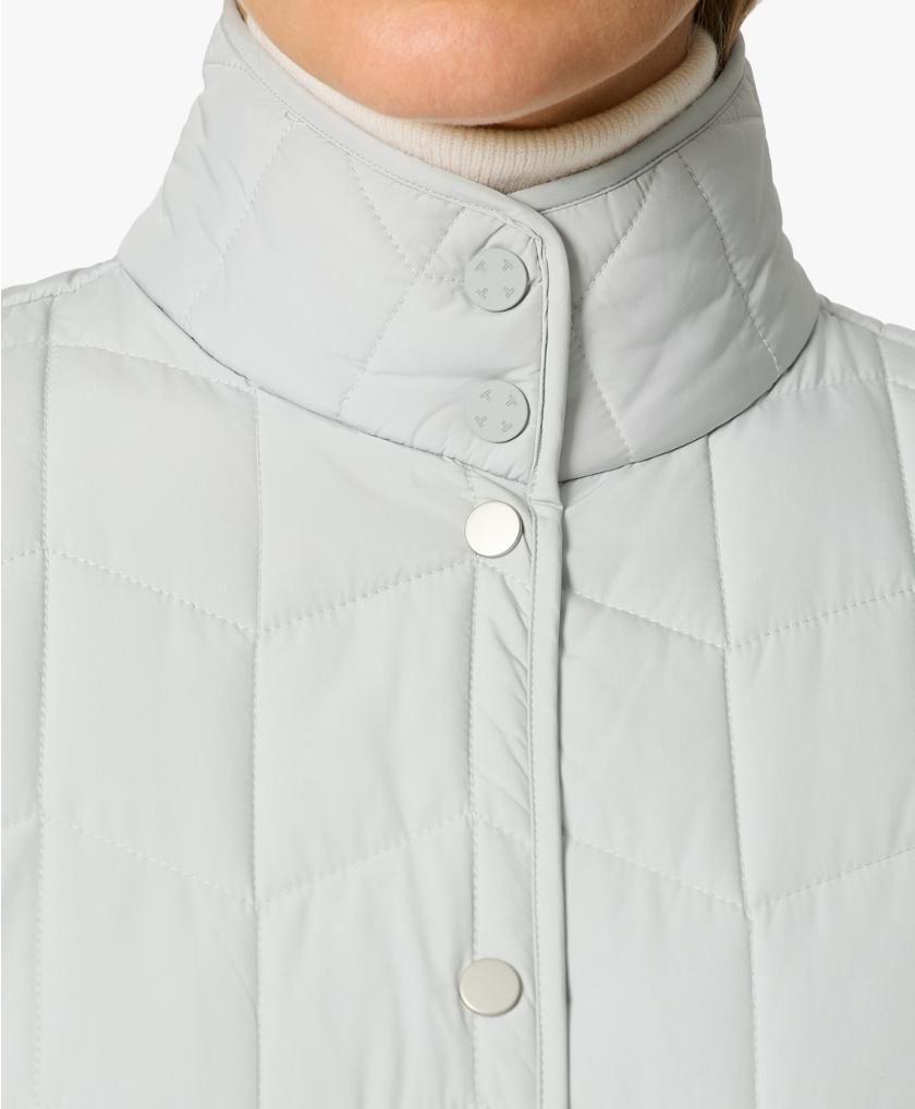 Packable Quilted Chevron Puffer