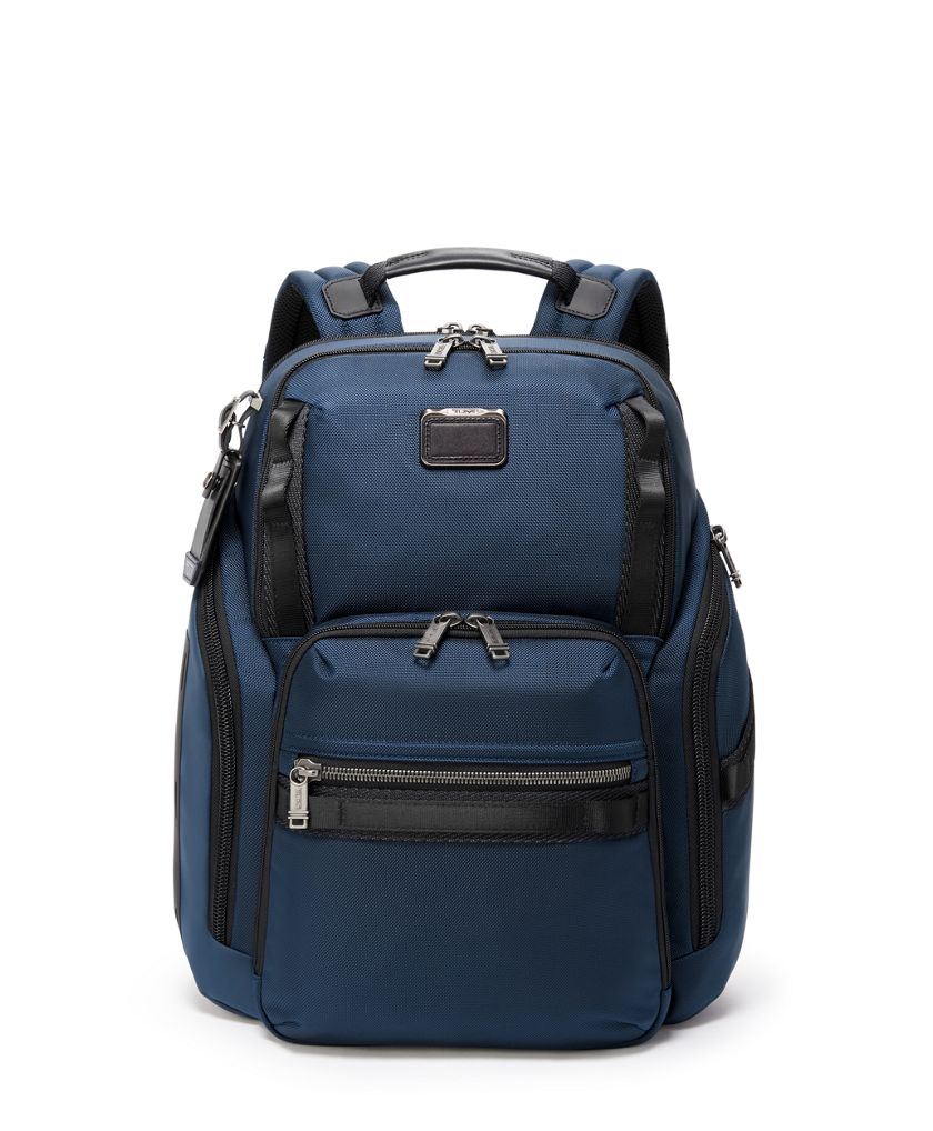 tumi alpha 2 backpack blue - Brief Pack - Men's and Women's Work and Travel Laptop with Padded Adjustable Strap - Fits Up to 15" Screen resistant pocket for a water bottle or umbrella Travel Laptop Bags | Tumi
