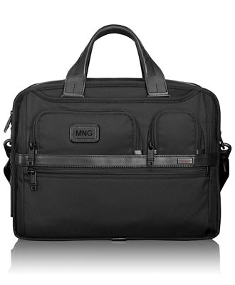 tumi black laptop bag