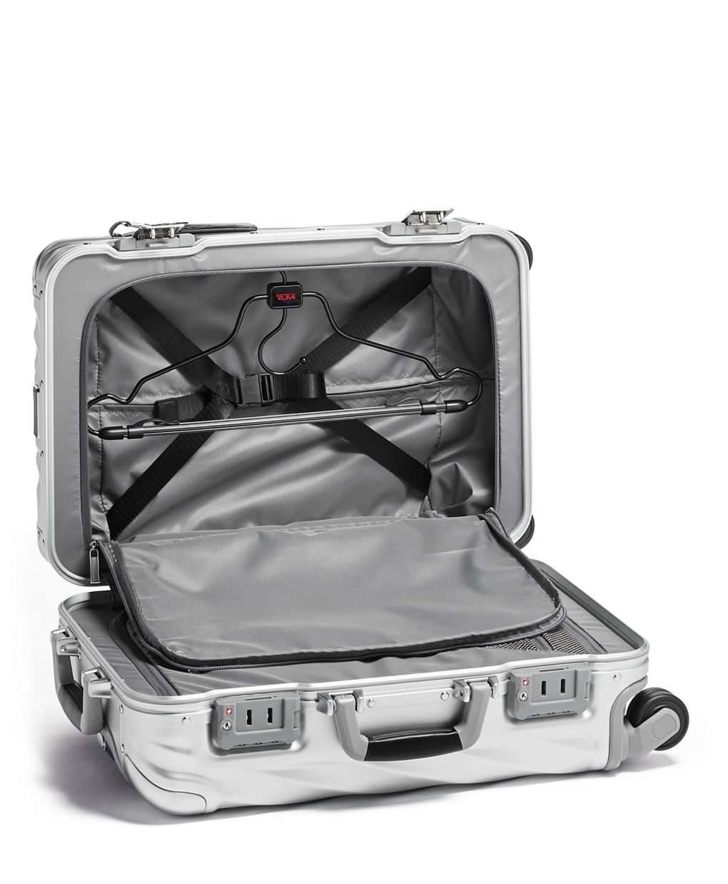 Tumi store aluminum suitcase